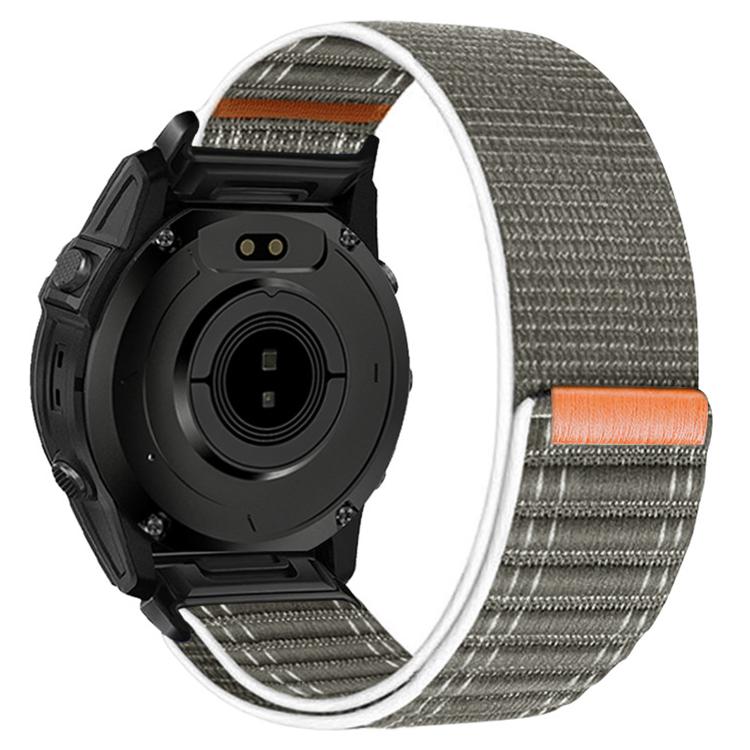 Wave Texture Nylon Hook and Loop Fastener Quick Release Watch Band, For Garmin 26mm, For Garmin 22mm, For Garmin 20mm