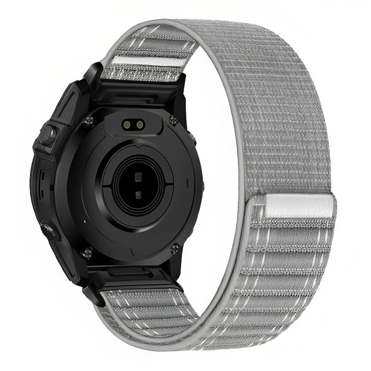 Wave Texture Nylon Hook and Loop Fastener Quick Release Watch Band, For Garmin 26mm, For Garmin 22mm, For Garmin 20mm