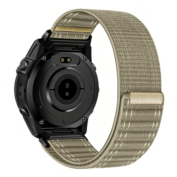 Wave Texture Nylon Hook and Loop Fastener Quick Release Watch Band, For Garmin 26mm, For Garmin 22mm, For Garmin 20mm