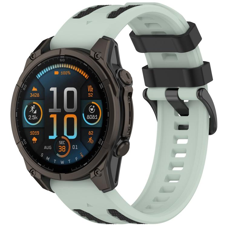 Quick Release Two Color Silicone Watch Band, For Garmin 26mm, For Garmin 22mm