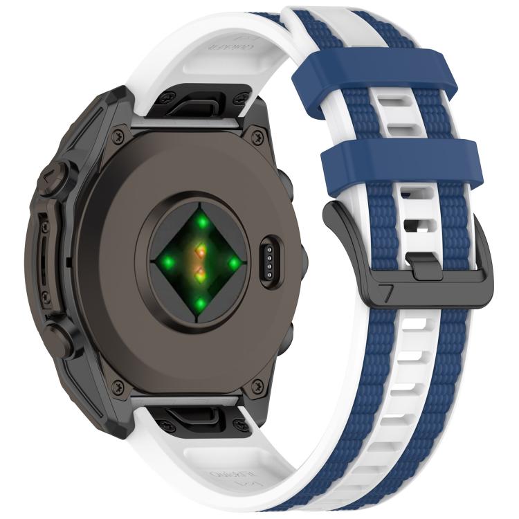 Quick Release Two Color Silicone Watch Band, For Garmin 26mm, For Garmin 22mm