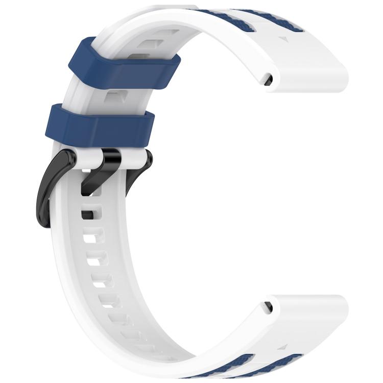 Quick Release Two Color Silicone Watch Band, For Garmin 26mm, For Garmin 22mm