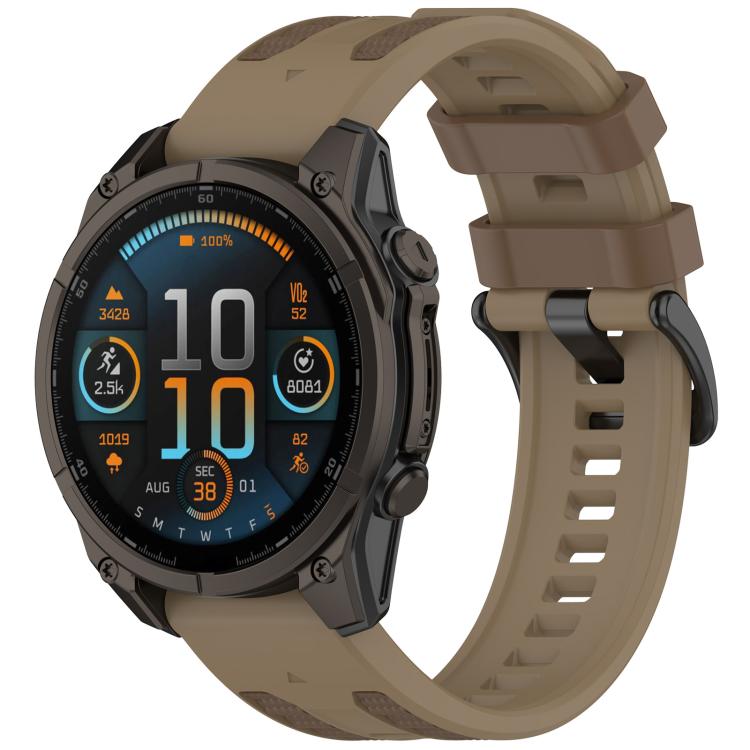 Quick Release Two Color Silicone Watch Band, For Garmin 26mm, For Garmin 22mm