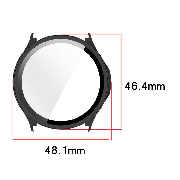 ENKAY Hat-Prince Full Coverage Tempered Glass Film Integrated PC Watch Case, For OnePlus Watch Lite, For OnePlus Watch 4