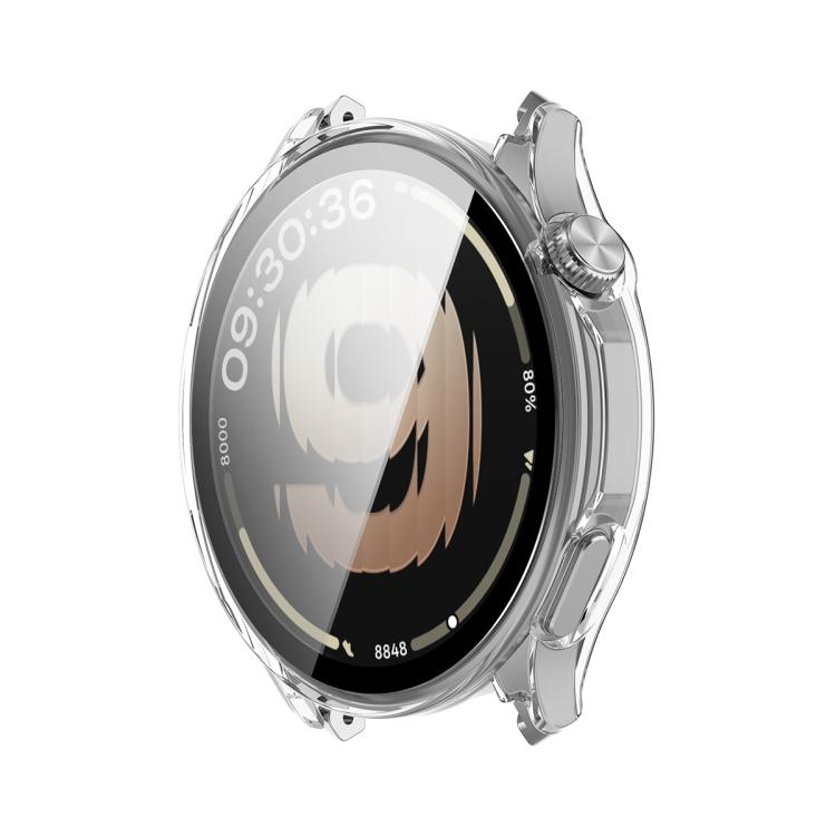 ENKAY Hat-Prince Full Coverage Tempered Glass Film Integrated PC Watch Case, For OnePlus Watch Lite, For OnePlus Watch 4