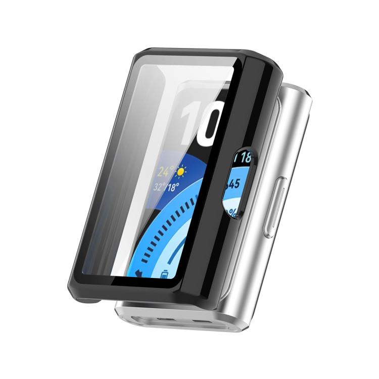 ENKAY Hat-Prince Full Coverage Tempered Glass Film Integrated PC Watch Case, For Huawei Band 11 Pro, For Huawei Band 11
