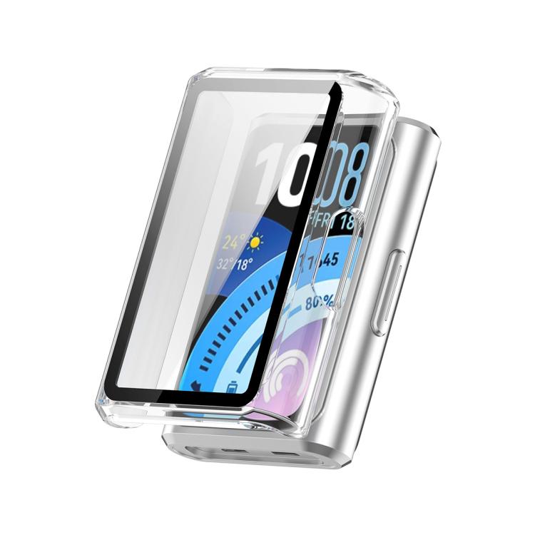 ENKAY Hat-Prince Full Coverage Tempered Glass Film Integrated PC Watch Case, For Huawei Band 11 Pro, For Huawei Band 11