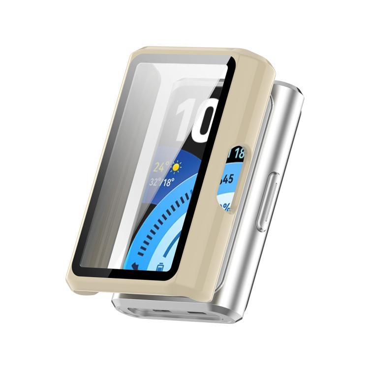 ENKAY Hat-Prince Full Coverage Tempered Glass Film Integrated PC Watch Case, For Huawei Band 11 Pro, For Huawei Band 11