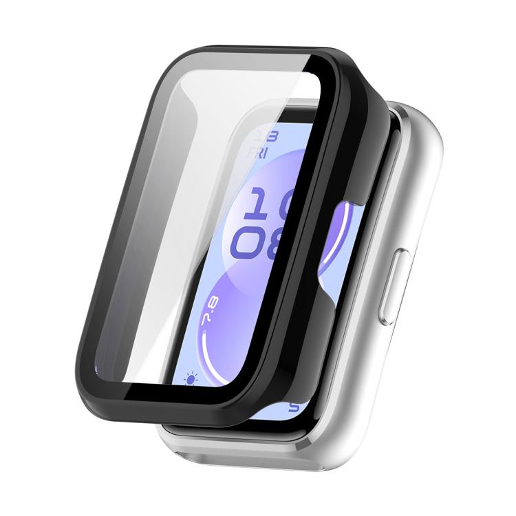 ENKAY Hat-Prince Full Coverage Tempered Glass Film Integrated PC Watch Case, For Huawei Band 11 Pro, For Huawei Band 11