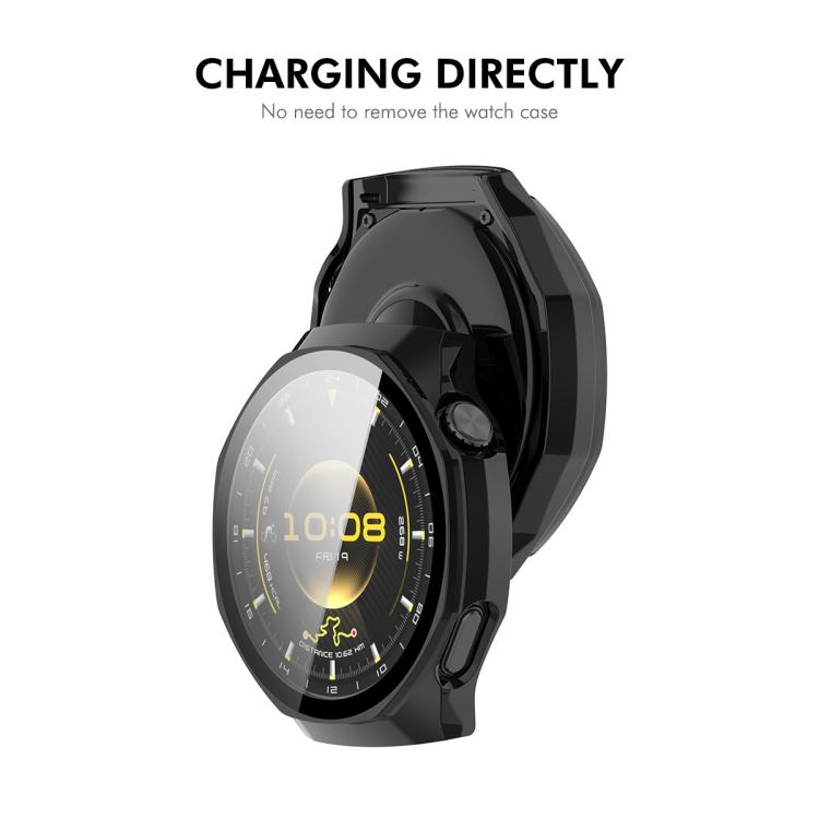 ENKAY Hat-Prince Full Coverage Tempered Glass Film Integrated PC Watch Case, For Huawei Watch GT 7 Pro 46mm, For Huawei Band 11 Pro, For Huawei Band 11