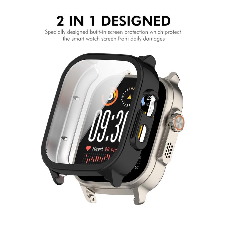 ENKAY Hat-Prince Full Coverage Tempered Glass Film Integrated PC Watch Case, For Realme Watch 5