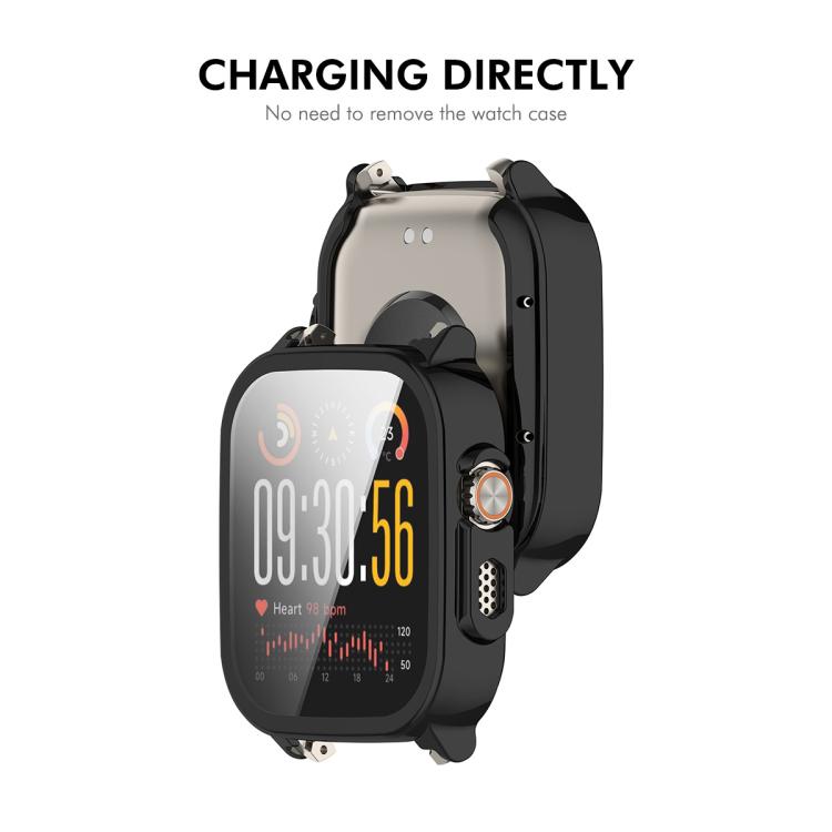 ENKAY Hat-Prince Full Coverage Tempered Glass Film Integrated PC Watch Case, For Realme Watch 5