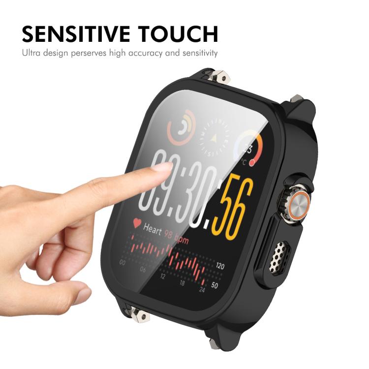ENKAY Hat-Prince Full Coverage Tempered Glass Film Integrated PC Watch Case, For Realme Watch 5