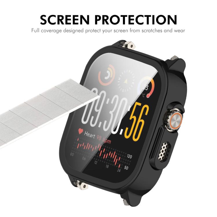ENKAY Hat-Prince Full Coverage Tempered Glass Film Integrated PC Watch Case, For Realme Watch 5