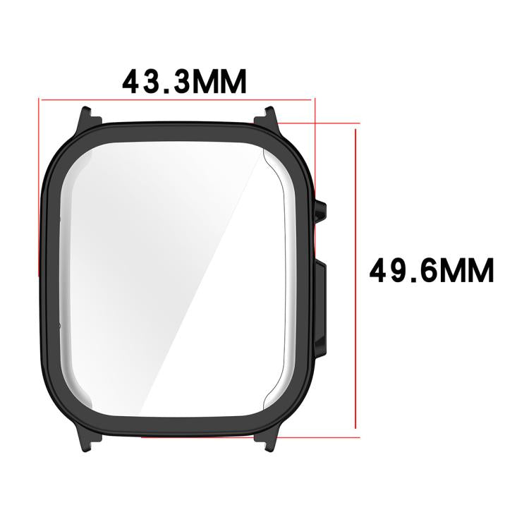 ENKAY Hat-Prince Full Coverage Tempered Glass Film Integrated PC Watch Case, For Realme Watch 5
