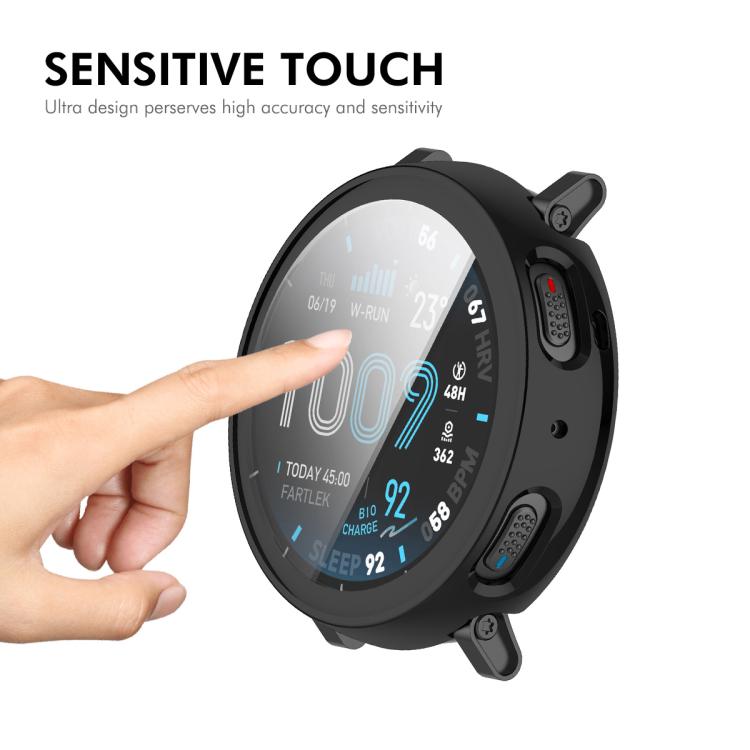 ENKAY Hat-Prince Full Coverage Electroplated TPU Watch Case with Screen Protection, For Amazfit Active Max