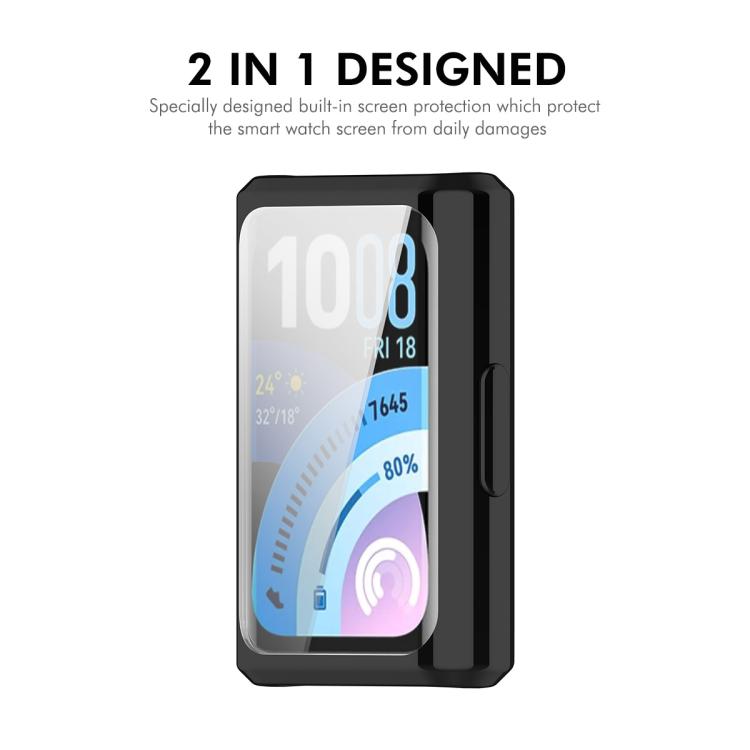 ENKAY Hat-Prince Full Coverage Electroplated TPU Watch Case with Screen Protection, For Huawei Band 11 Pro