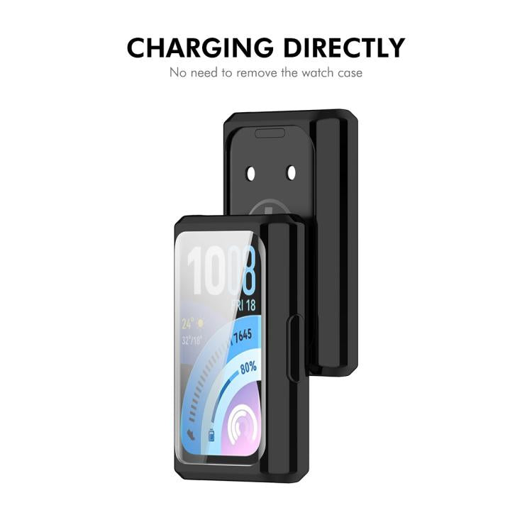 ENKAY Hat-Prince Full Coverage Electroplated TPU Watch Case with Screen Protection, For Huawei Band 11 Pro