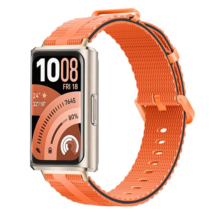 Line Pattern Silicone  Watch Band, For Huawei Band 11 / Band 11 Pro