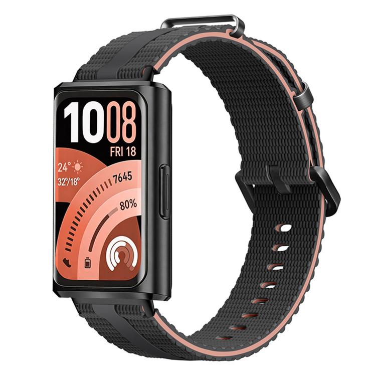 Line Pattern Silicone  Watch Band, For Huawei Band 11 / Band 11 Pro
