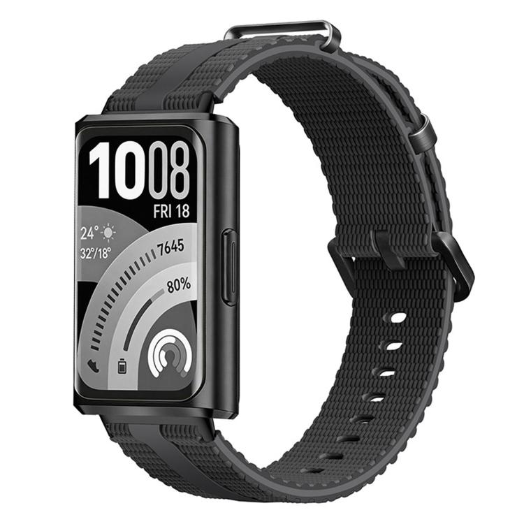 Line Pattern Silicone  Watch Band, For Huawei Band 11 / Band 11 Pro