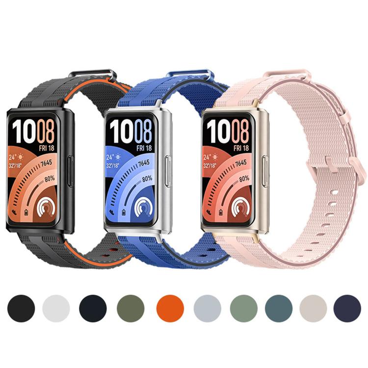 Line Pattern Silicone  Watch Band, For Huawei Band 11 / Band 11 Pro