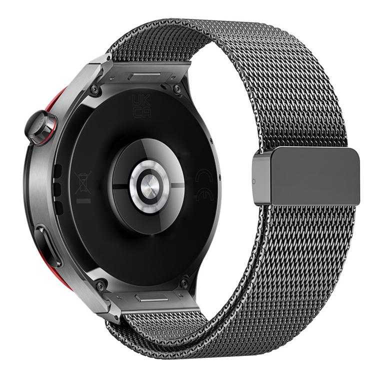 Press Button Seamless Interface Milan Magnetic Buckle Titanium Alloy Watch Band, For Huawei Watch 4 Pro