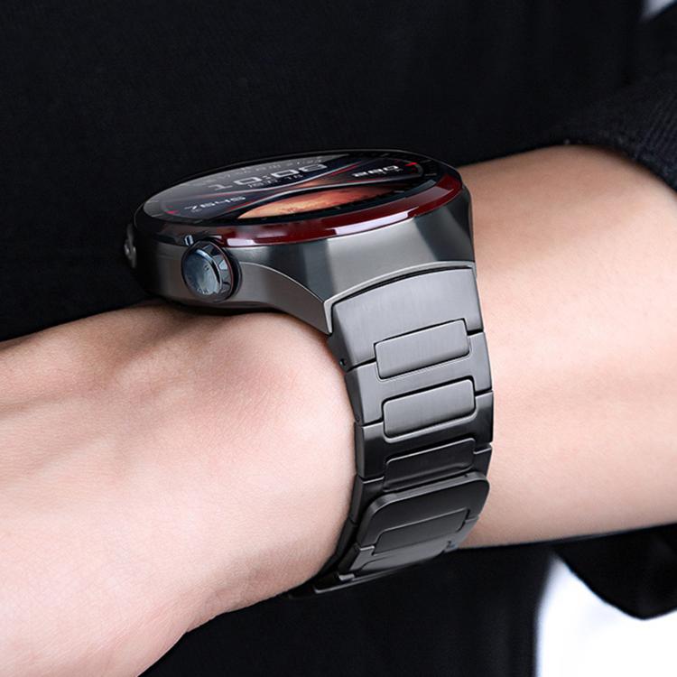Press Button Interface Magnetic I-Shaped Stainless Steel Watch Band, For Huawei Watch 4 Pro