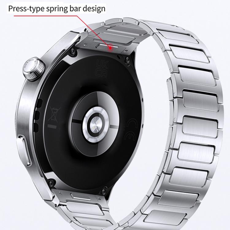 Press Button Interface Magnetic I-Shaped Stainless Steel Watch Band, For Huawei Watch 4 Pro