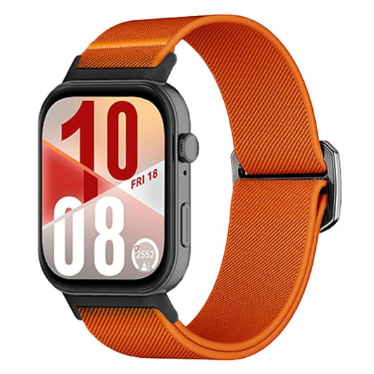 Bull Bead Buckle Elastic Nylon Watch Band, For Huawei Watch Fit 5 / Fit 5 Pro / Fit 4