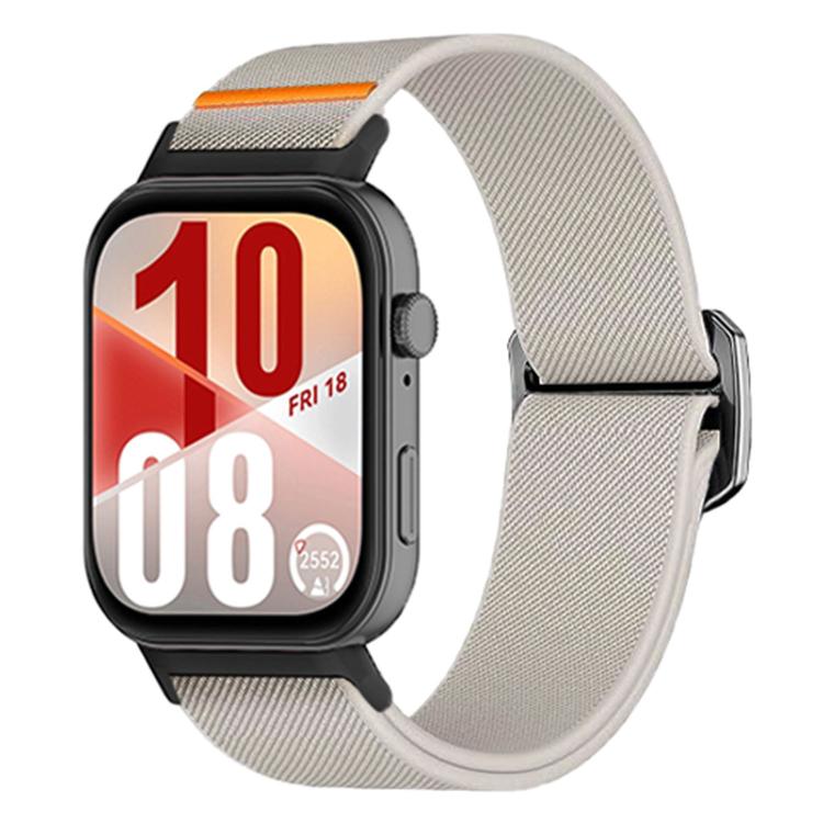 Bull Bead Buckle Elastic Nylon Watch Band, For Huawei Watch Fit 5 / Fit 5 Pro / Fit 4