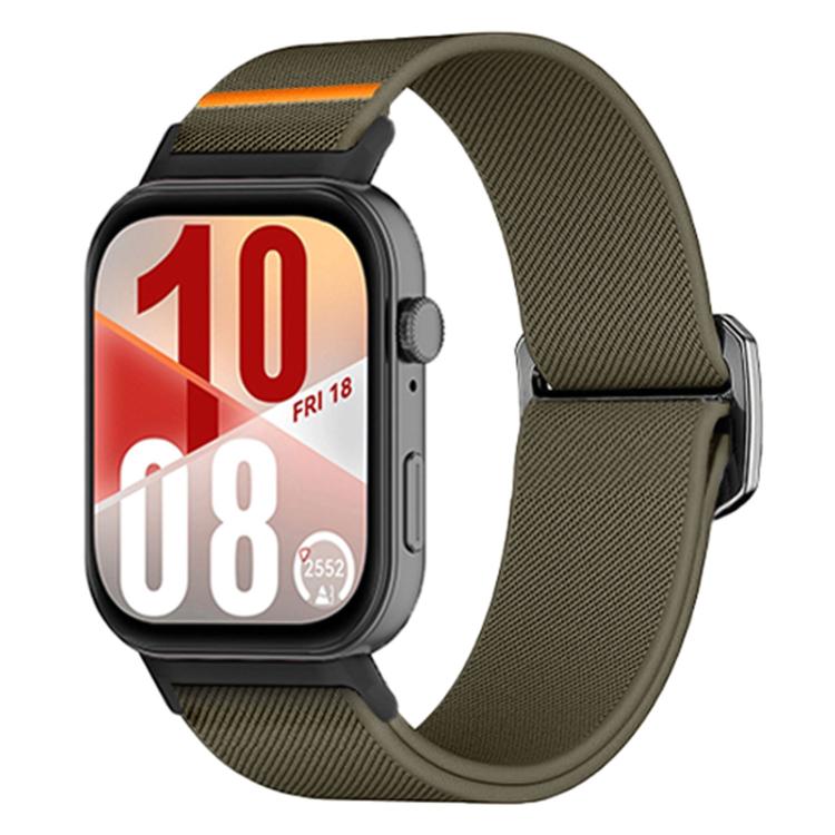 Bull Bead Buckle Elastic Nylon Watch Band, For Huawei Watch Fit 5 / Fit 5 Pro / Fit 4