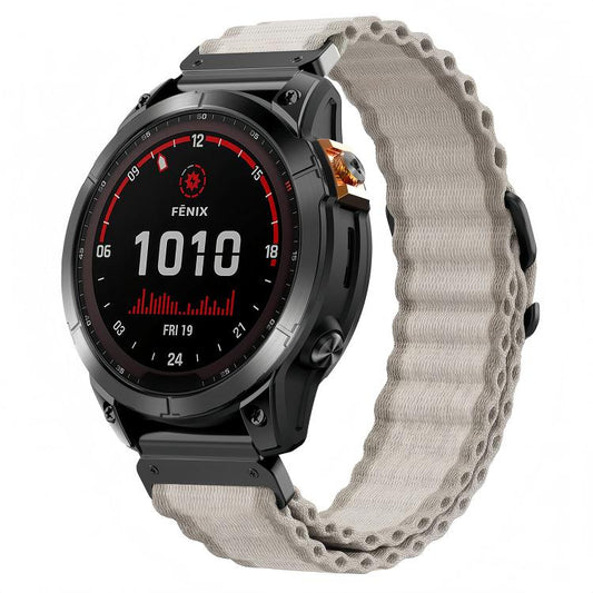 Ocean Wave Texture Nylon Watch Band, For Gamin 26mm, For Gamin 22mm, For Gamin 20mm