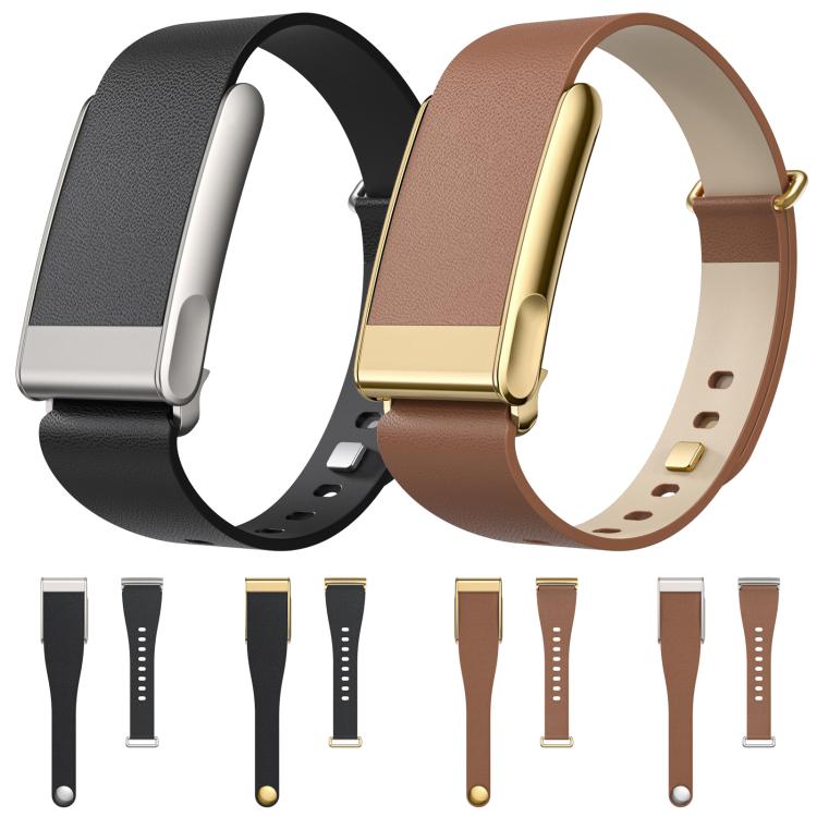 Slim Nail Buckle Vegan Leather Watch Band, For WHOOP 5.0 Electrocardiogram