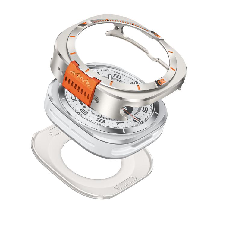 Alpine Style PC Integrated Metal Watch Protective Case, For Samsung Galaxy Watch Ultra 47mm / Ultra 2025