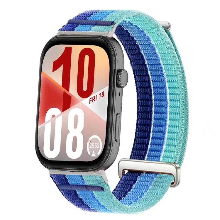 Double-Link Cloud-Feel Breathable Nylon Loop Metal Head Watch Band, For Huawei Watch Fit 5 / Fit 5 Pro / Fit 4