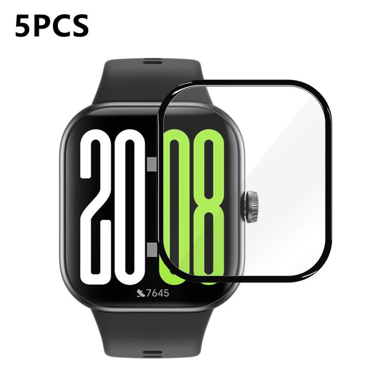 5pcs 3D Full Screen Curved Shockproof HD Watch Screen Protector, For Honor Choice InFoWear Watch 2i, For Honor Choice InFoWear Watch 2 Pro, For Honor Choice Watch