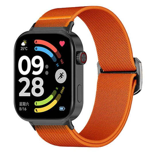 Bull Bead Buckle Elastic Nylon Watch Band, For Xiaomi Band  10 Pro / Redmi Watch 6 / 5