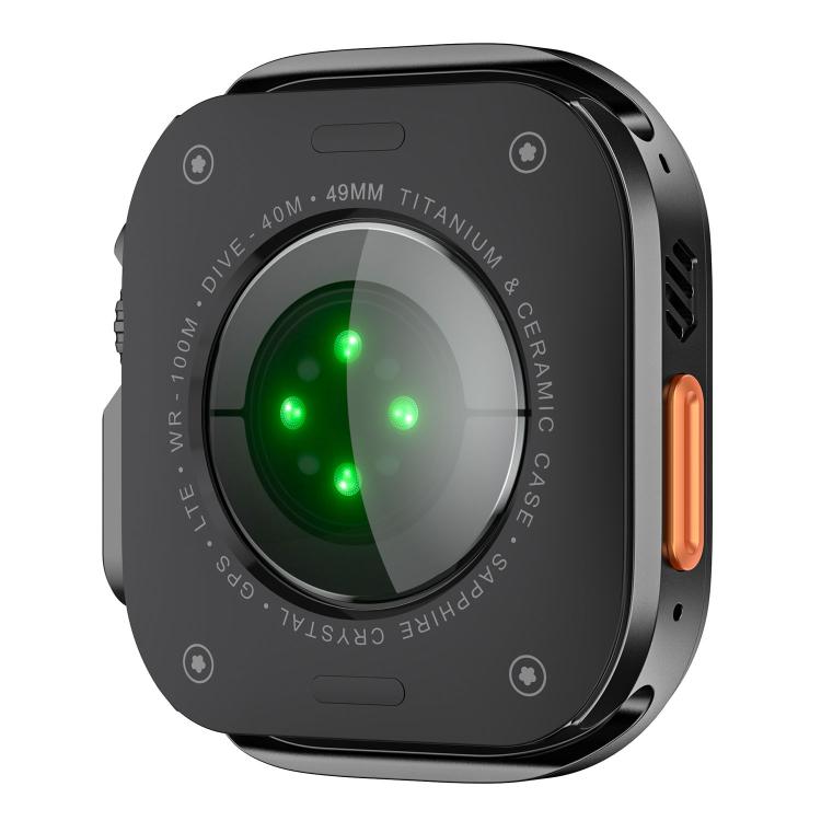 Rhombus Texture Style Metal Watch Protective Case, For Apple Watch Ultra 3 / 2 / 1 49mm