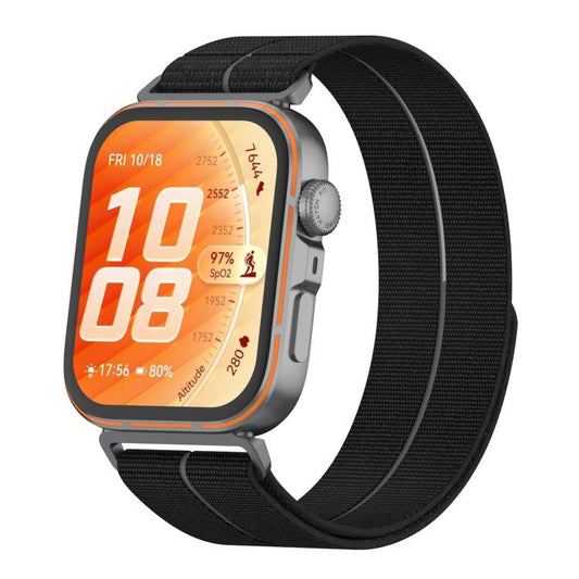 Feather Light Round Tail Nylon Loop Metal Interface Watch Band, For Huawei Watch Fit 5 / Fit 5 Pro