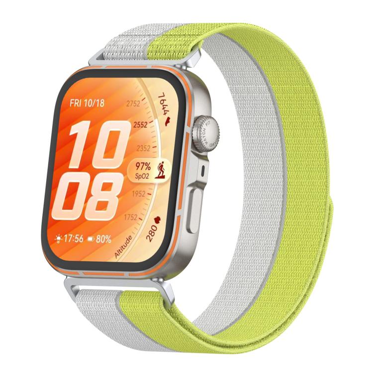 Feather Light Round Tail Nylon Loop Metal Interface Watch Band, For Huawei Watch Fit 5 / Fit 5 Pro