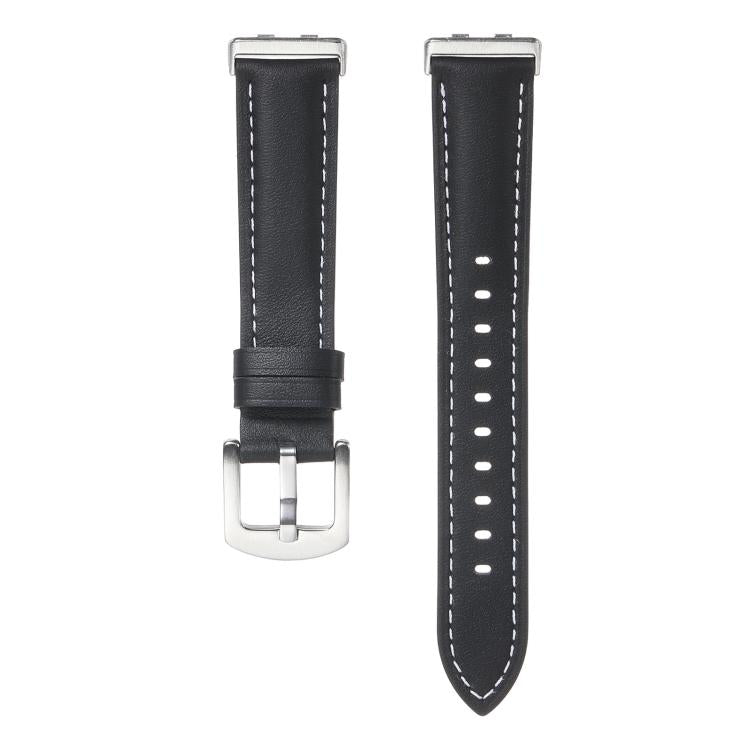 Plain Genuine Leather Watch Band, For Huawei Band 11 / Band 11 Pro