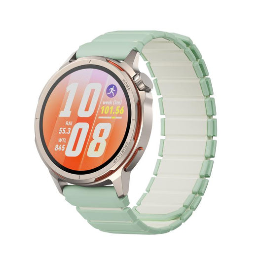 Two Color Magnetic Silicone Watch Band, For Huawei Watch GT Runner 2