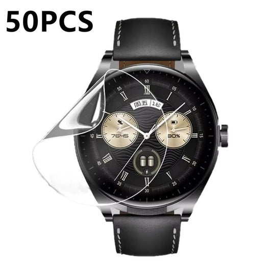 50pcs HD TPU Hydrogel Film Watch Screen Protector, For Huawei Watch Buds 2