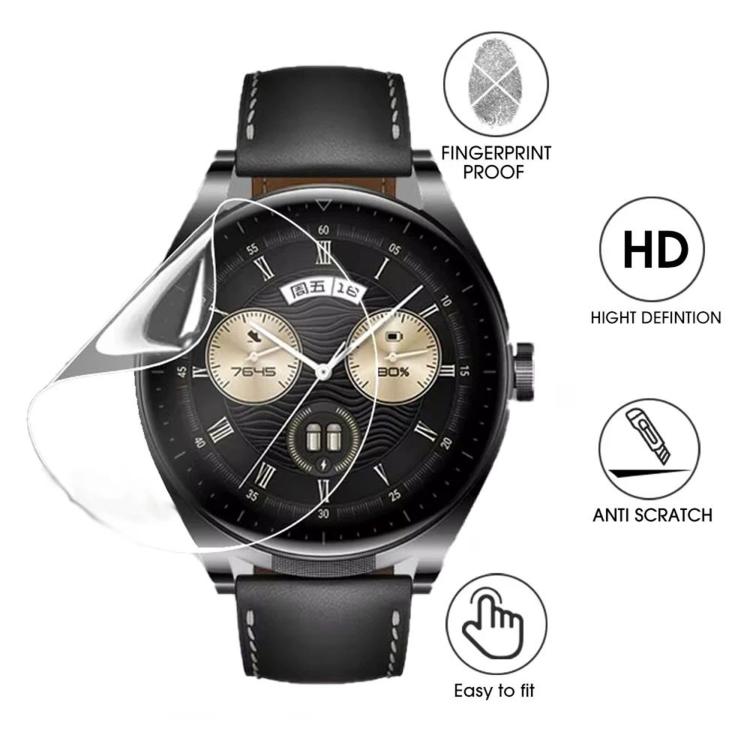 50pcs HD TPU Hydrogel Film Watch Screen Protector, For Huawei Watch Buds 2