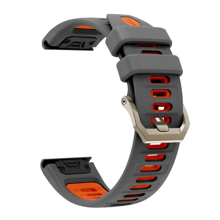 Quick Release Connector Wavy Two Color Silicone Watch Band, For Amazfit T-Rex Ultra 2