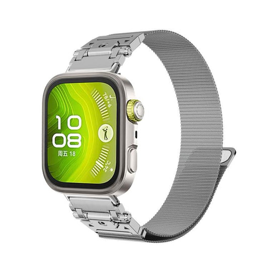 Titan Head Connector Milanese Magnetic Stainless Steel Watch Band, For Huawei Watch Fit 5 / Fit 5 Pro / Fit 4
