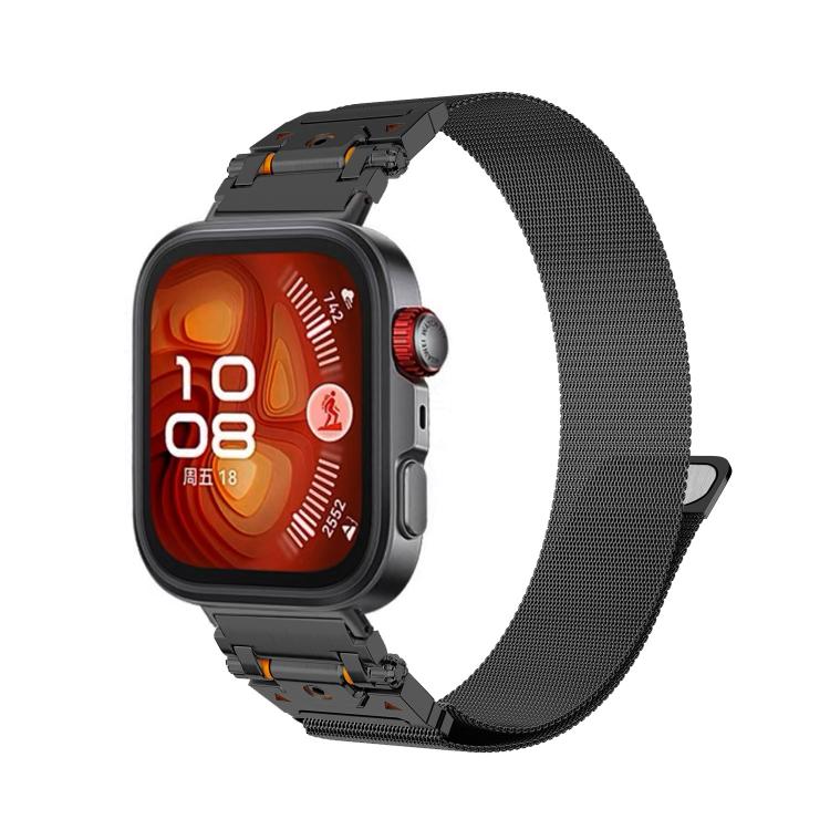Titan Head Connector Milanese Magnetic Stainless Steel Watch Band, For Huawei Watch Fit 5 / Fit 5 Pro / Fit 4