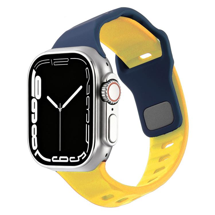 Irregular Twill Reverse Nail Buckle Silicone Watch Band, For Apple Watch 46mm / 49mm / 45mm / 44mm, For Apple Watch 42mm / 41mm / 40mm / 38mm