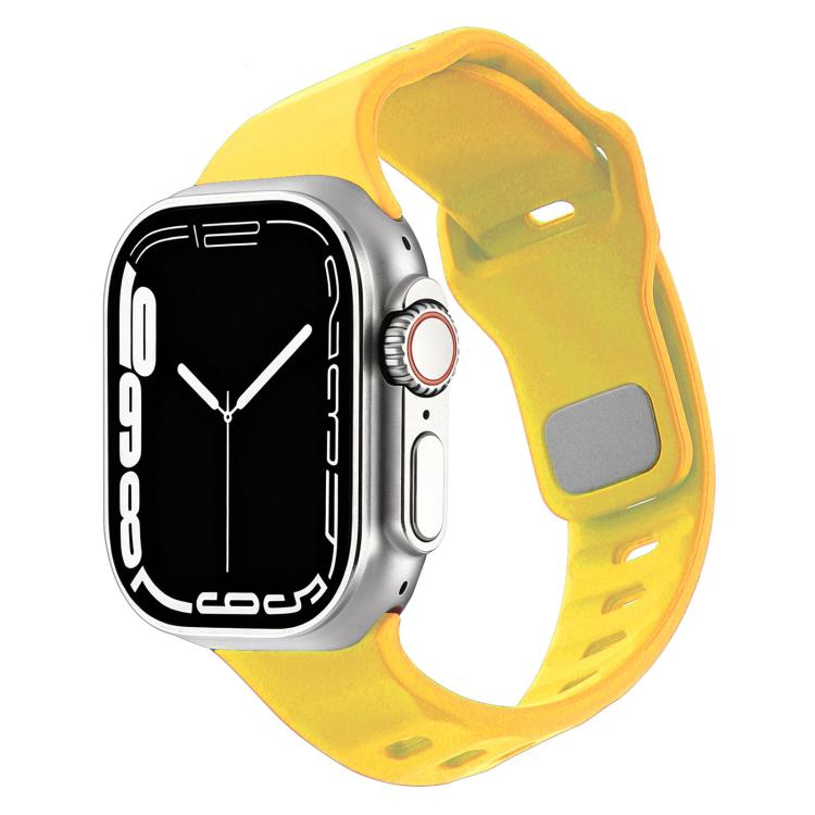 Irregular Twill Reverse Nail Buckle Silicone Watch Band, For Apple Watch 46mm / 49mm / 45mm / 44mm, For Apple Watch 42mm / 41mm / 40mm / 38mm